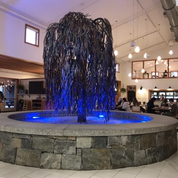Maine Beer - Beautiful tree water fall is the Focal point when you enter the seating area in bar - Breweries Near Me - Freeport, Maine Maine Beer - Beautiful tree water fall is the Focal point when you enter the seating area in bar - Breweries Near Me - Freeport, Maine