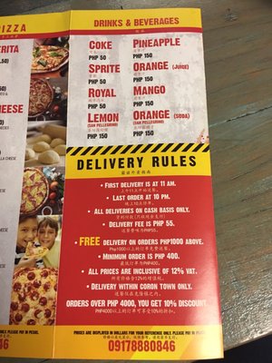 Menu photo 3 Buzz Express Coron, PLW Menu photo 3 Buzz Express Coron, PLW