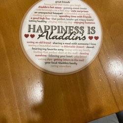 Aladdin's Eatery-North Canton - On table