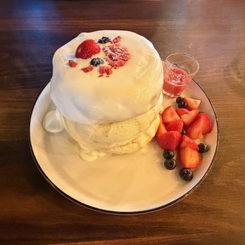 Cafe 104 - Strawberry Souffle Pancake - Breakfast & Brunch Near Me - Duluth, Georgia Cafe 104 - Strawberry Souffle Pancake - Breakfast & Brunch Near Me - Duluth, Georgia