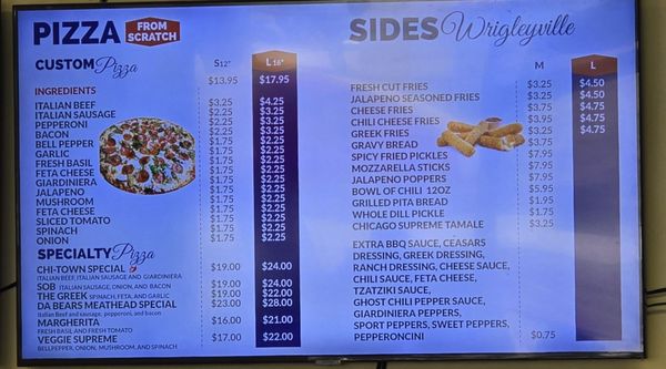 Menu photo 2 Wrigleyville Grill San Antonio, TX