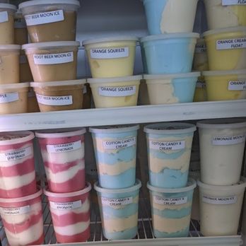 Moonscoops Ice Creamery - Grab n Go always a different flavors. Cotton candy & Cream my favorite. - Ice Cream & Frozen Yogurt Near Me - Marina, California