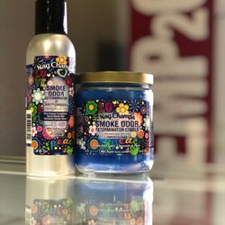 BexarRoots - Candle and spray.