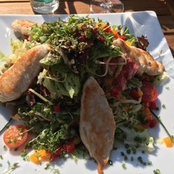 Restaurant Weinberg-Schlößchen - Weinberg Schlößchen: Salat mit Putenstreifen