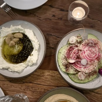 Bubala - Labneh and crudite - Mediterranean Near Me - London, XGL