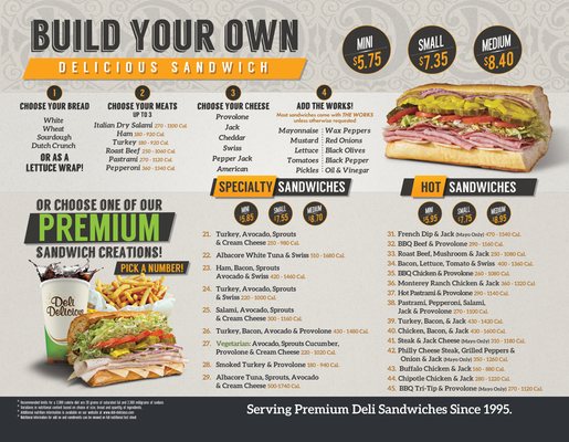 Menu photo 4 Deli Delicious Lathrop, CA Menu photo 4 Deli Delicious Lathrop, CA