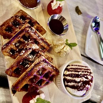 St Felix - Churro waffles are criminal! So damn good! - Cocktail Bars Near Me - Las Vegas, Nevada St Felix - Churro waffles are criminal! So damn good! - Cocktail Bars Near Me - Las Vegas, Nevada