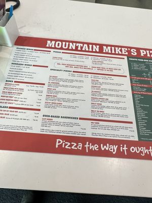 Menu photo 3 Mountain Mike's Pizza Sacramento, CA Menu photo 3 Mountain Mike's Pizza Sacramento, CA