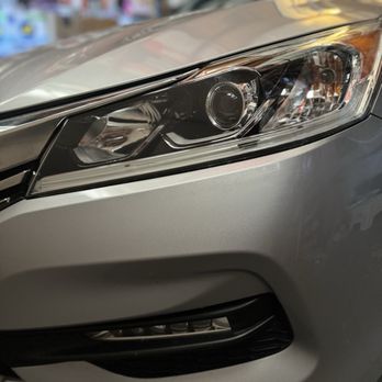 Vivid Headlight - After restoration - Auto Detailing Near Me - Costa Mesa, California