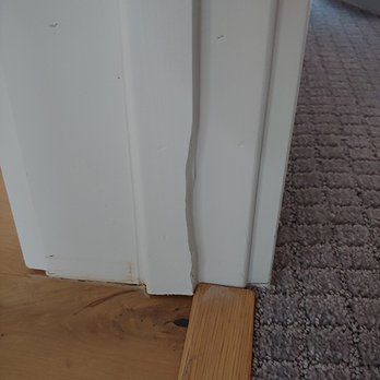 Coventry Homes - Trim piece was bad but they still used it. Now I get to work the issue under warranty. Yeah! - Home Developers Near Me - Houston, Texas Coventry Homes - Trim piece was bad but they still used it. Now I get to work the issue under warranty. Yeah! - Home Developers Near Me - Houston, Texas