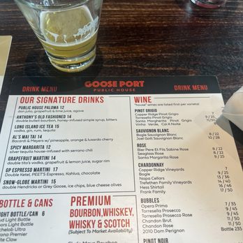 Goose Port - Menu - Sports Bars Near Me - Roseville, California Goose Port - Menu - Sports Bars Near Me - Roseville, California