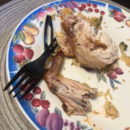 Chicken so hard I broke my fork Chicken so hard I broke my fork