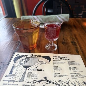 Lonely Siren - Ginja - a liquor made with tart cherries and spices. - Cocktail Bars Near Me - Seattle, Washington
