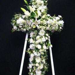 Rosemary's Florist & Greenhouses - Funeral Cross