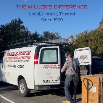 Miller's Air Conditioning & Heating - Miller's AC and Heating Van and Tech - Heating & Air Conditioning/HVAC Near Me - Livermore, California Miller's Air Conditioning & Heating - Miller's AC and Heating Van and Tech - Heating & Air Conditioning/HVAC Near Me - Livermore, California