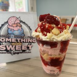 Something Sweet - "Strawberry shortcake" stacker