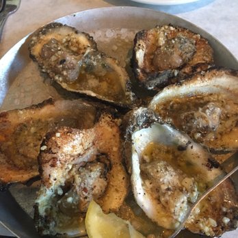 Half Shell Oyster House - Charbroiled oysters off their gluten-free menu. - Seafood Near Me - Biloxi, Mississippi