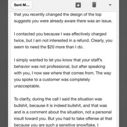 Alta Irpinia - This is a fake email never sent to me. Typed and screenshot and deleted.