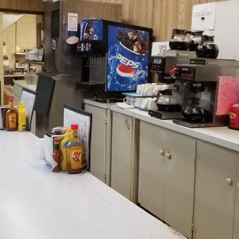 Cozy Inn Cafe - the counter and coffee machine - American Near Me - Holdrege, Nebraska Cozy Inn Cafe - the counter and coffee machine - American Near Me - Holdrege, Nebraska