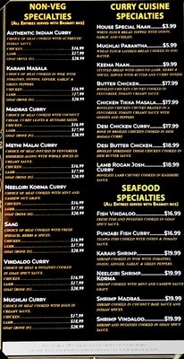 Menu photo 4 Curry Cuisine Authentic Indian Kitchen Winchester, VA