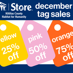 Kittitas County Habitat Store - December 2021 Tag Sale