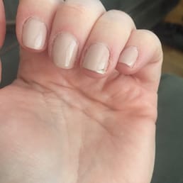 Day two and a chip on this nail and my other hand and how horrible do my cuticles look!
