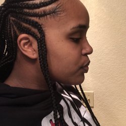 Hair done by Esther.