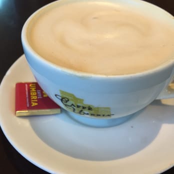Caffe Umbria - Breve latte with a chocolate treat! - Coffee & Tea Near Me - Portland, Oregon Caffe Umbria - Breve latte with a chocolate treat! - Coffee & Tea Near Me - Portland, Oregon