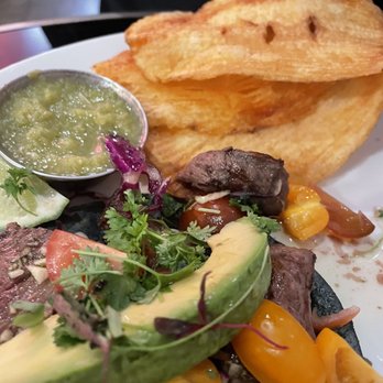 Tres Muchachos - New York steak tacos and their homemade potato chips - Breakfast & Brunch Near Me - Costa Mesa, California Tres Muchachos - New York steak tacos and their homemade potato chips - Breakfast & Brunch Near Me - Costa Mesa, California