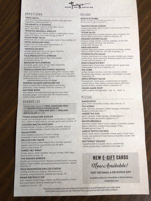 Menu photo 5 Twigs Bistro and Martini Bar Spokane, WA