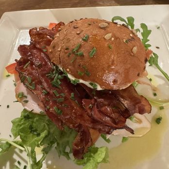 Café Smit & Voogt - BLTC on gluten free bun. - Gastropubs Near Me - Amsterdam, New Hampshire