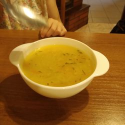 Krupnik w barze Pryzmat w Przemyślu