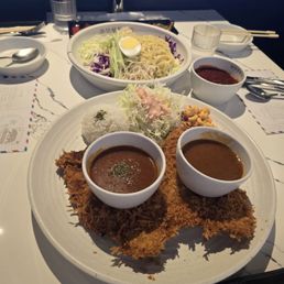 Try combo if you cant decide on the sauce but I like the spicy one better Try combo if you cant decide on the sauce but I like the spicy one better