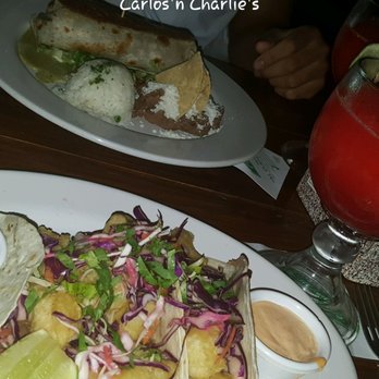Carlos'n Charlie's - Fish tacos was bomb! A lil on the expensive side for mexico - Mexican Near Me - Cancún, ROO Carlos'n Charlie's - Fish tacos was bomb! A lil on the expensive side for mexico - Mexican Near Me - Cancún, ROO