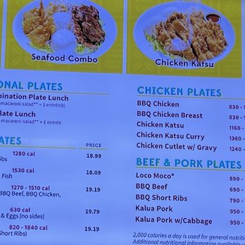 L&L Hawaiian Barbeque - Menu board 1 - Hawaiian Near Me - Goleta, California L&L Hawaiian Barbeque - Menu board 1 - Hawaiian Near Me - Goleta, California