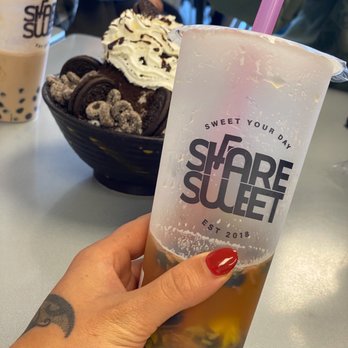 Share Sweet - Passion Fruit Green Tea - Desserts Near Me - Olivette, Missouri