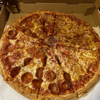Schuylerville Pizza & Pasta - Large pizza with half pepperoni - Pizza Near Me - Schuylerville, New York Schuylerville Pizza & Pasta - Large pizza with half pepperoni - Pizza Near Me - Schuylerville, New York