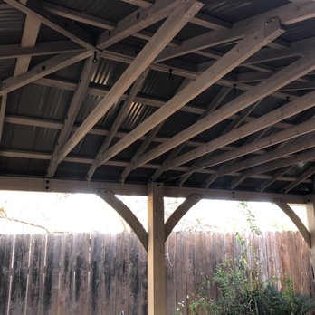 O'Shea's Delivery - Upper beams in gazebo - Couriers & Delivery Services Near Me