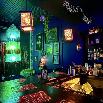The Blue Palm - Velvet John Wayne is my favorite - Tiki Bars Near Me - Kansas City, Kansas