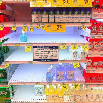 Vons - a shelf of cleaning products in a store - Grocery Near Me - Riverside, California