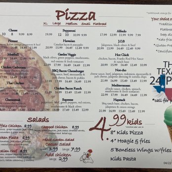 The Pizza Bistro - Menu back - Pizza Near Me - Fort Worth, Texas The Pizza Bistro - Menu back - Pizza Near Me - Fort Worth, Texas