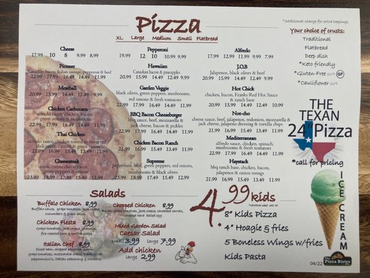 Menu photo 1 The Pizza Bistro Fort Worth, TX Menu photo 1 The Pizza Bistro Fort Worth, TX