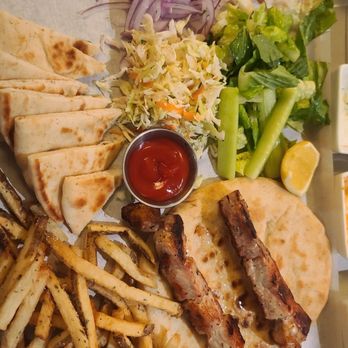 Ios Restobar - Pork souvlaki - Bars Near Me - Philadelphia, Pennsylvania