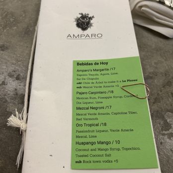 Amparo Fondita - Happy hour drink specials. 5/27/2025 - Mexican Near Me - Washington, DC, District of Columbia
