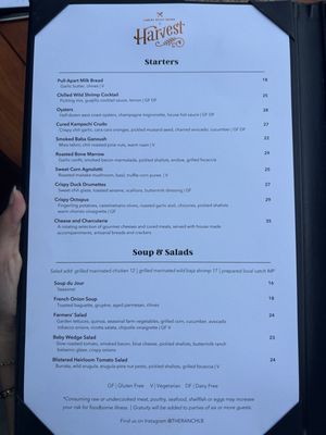 Menu photo 2 Harvest Laguna Beach, CA Menu photo 2 Harvest Laguna Beach, CA