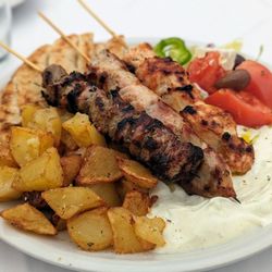 Taverna Greca - June 1, 2024; Spiedini Misti (€15.90).