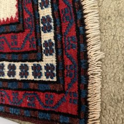 Turkish Rug professionally cleaned and repaired by Rug Design Center on Main Street in downtown Ventura.