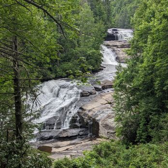 Triple Falls Trailhead - Dupont State Forest - Triple Falls Trailhead and Lookout - Hiking Near Me - Cedar Mountain, North Carolina