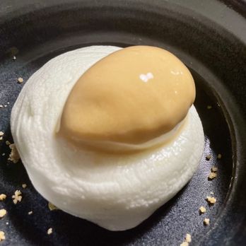 Besta Barcelona - Pickled Apricot Sorbet, Bay Leaf Foam - Seafood Markets Near Me - Barcelona, B