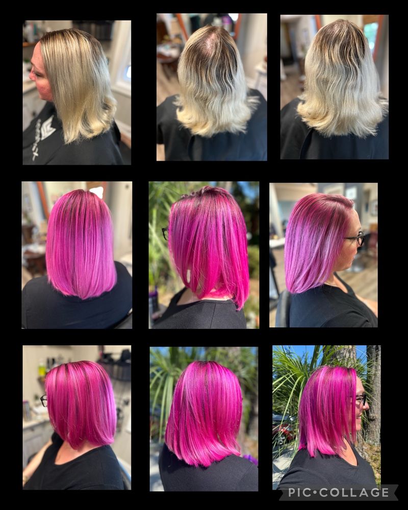 Hair by Deanna at The Cottage Salon Logo